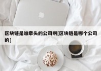 区块链是谁牵头的公司啊[区块链是哪个公司的]