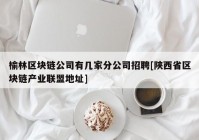 榆林区块链公司有几家分公司招聘[陕西省区块链产业联盟地址]