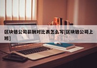 区块链公司薪酬对比表怎么写[区块链公司上班]